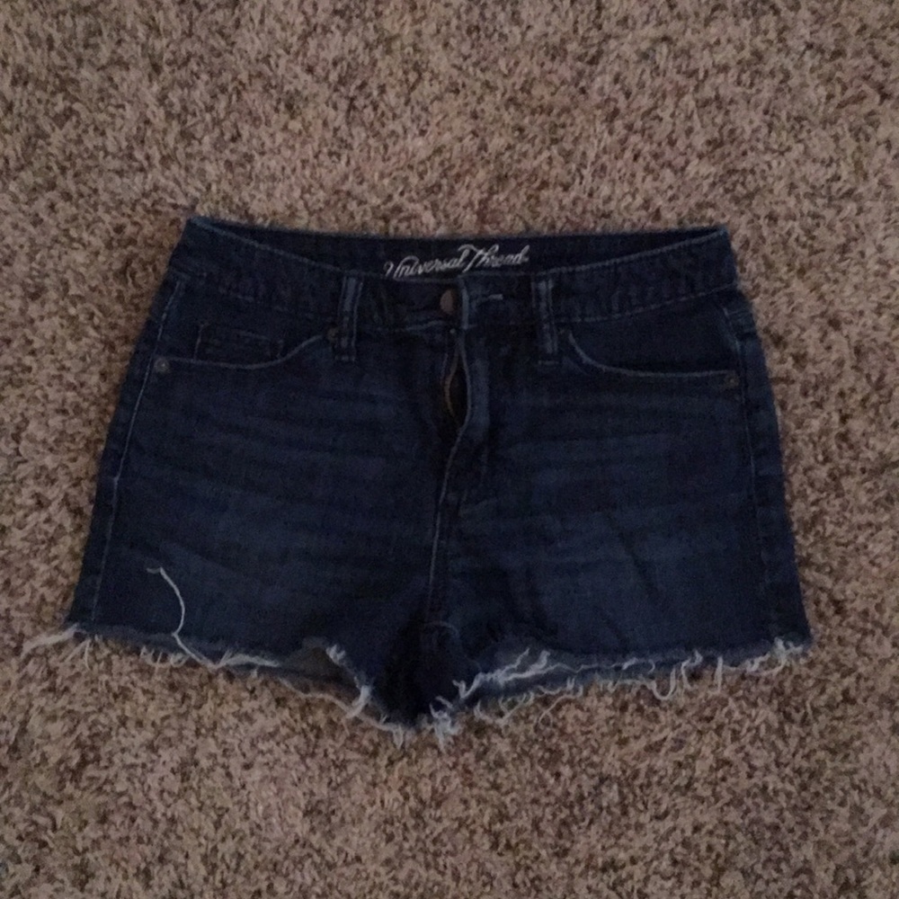 Universal Thread High Rise Shortie Jean Shorts